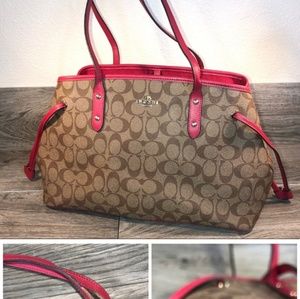 Coach drawstring shoulder bag